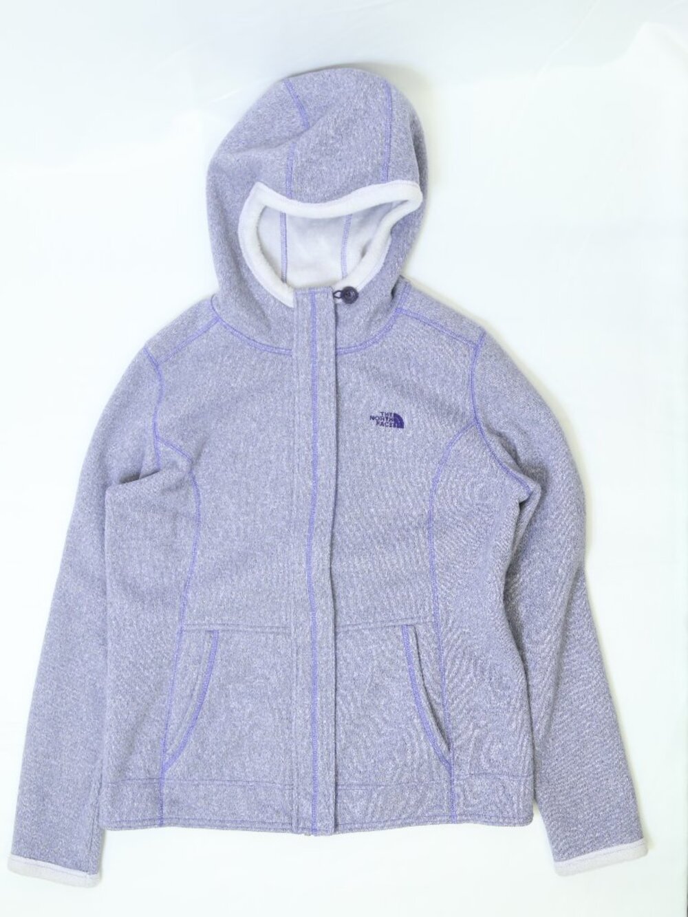 Women's The North Face Purple Fleece Lined Sweatshirt Size Large